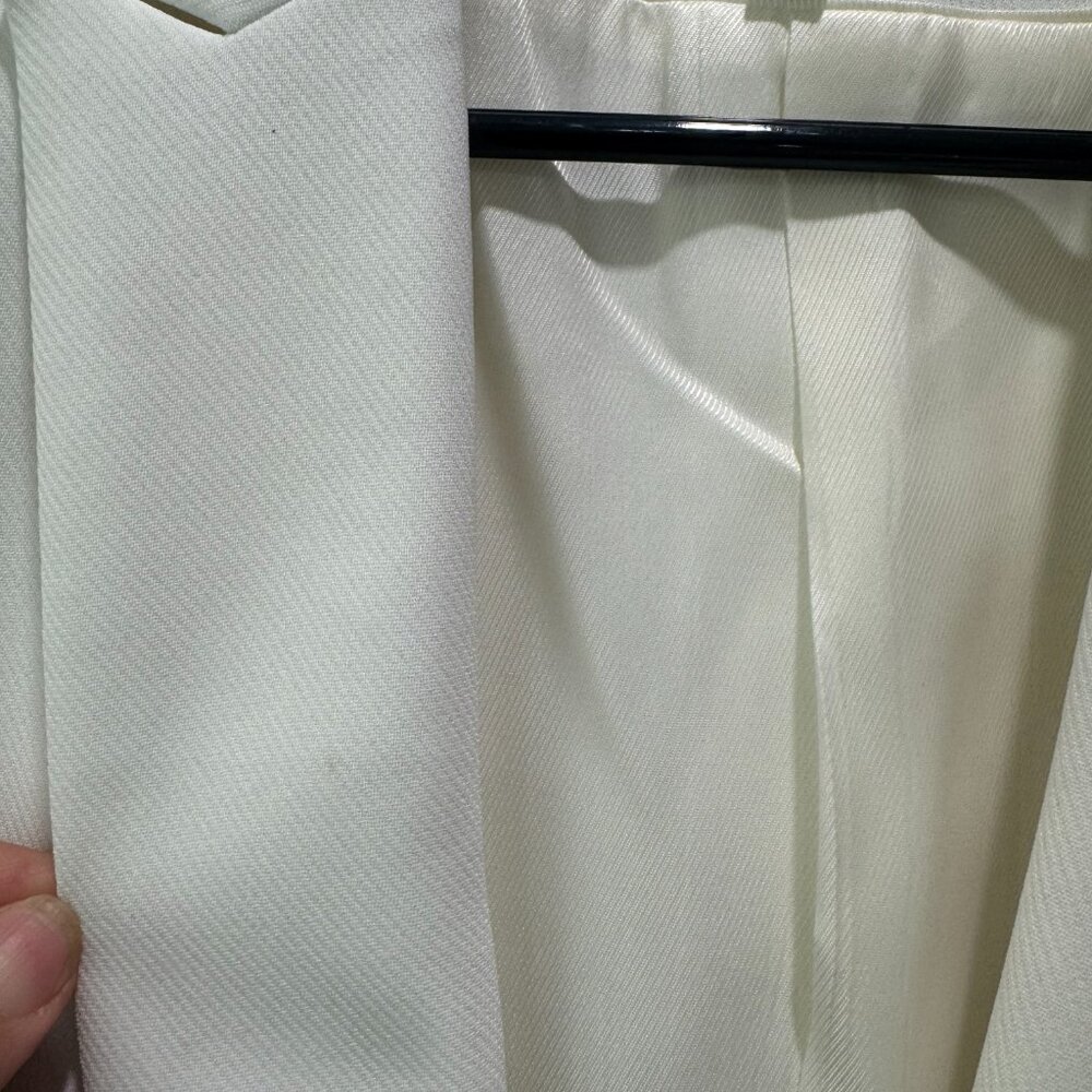 Reiss White Women's Myla Skirt Suit Set (Jacket + Skirt) (Size 6/8) - Picture 4 of 15